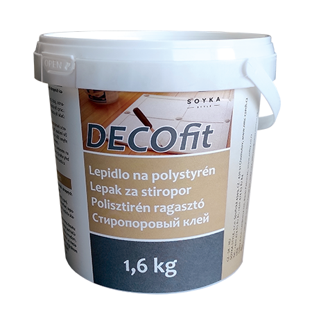 Prikaz pakovanja lepka DECOFIT od 1,6 kg